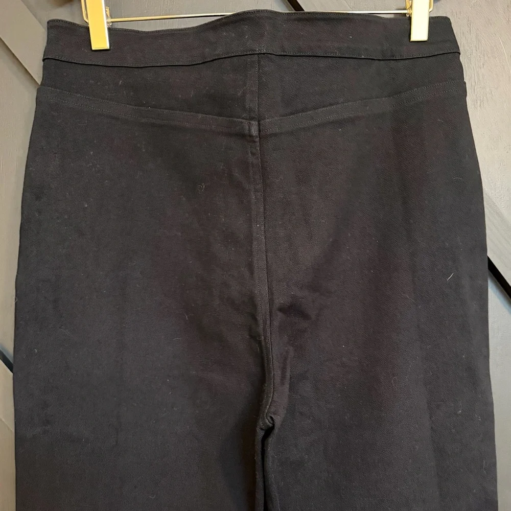 NWT Julia Amory Bell Pant Twill in Black, Size Large - Picture 11 of 14